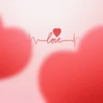 Psd hình nền trái tim màu hồng tình yêu Pink heart love wallpaper 14971