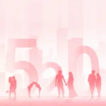 Psd màu hồng tình yêu Pink Valentine’s Day 15390