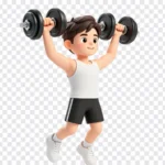 Png cậu bé chơi cử tạ boy lifting weights 16188