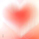 Psd background màu hồng trái tim Pink heart Valentine’s Day 16141