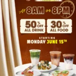 Psd poster cafe nước uống cafe and drinks 16603