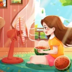 Psd vẽ minh hoạ mùa hè mát mẻ illustrating a cool summer 17056