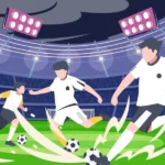 Vector hình vẽ minh hoạ bóng đá illustration of football 16780