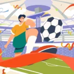 Vector hình vẽ minh hoạ bóng đá illustration of football 16786