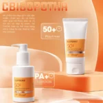 Psd poster mỹ phẩm màu cam Orange cosmetic 16974