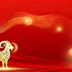 Psd năm mới con dê màu đỏ 2027 Red Goat New Year 17270